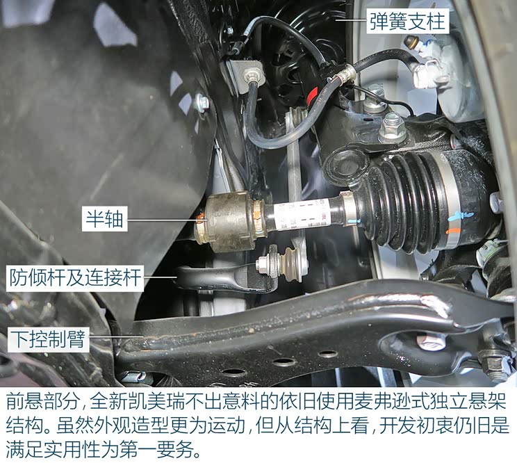 不再"筷子"悬架 全新凯美瑞底盘啥样