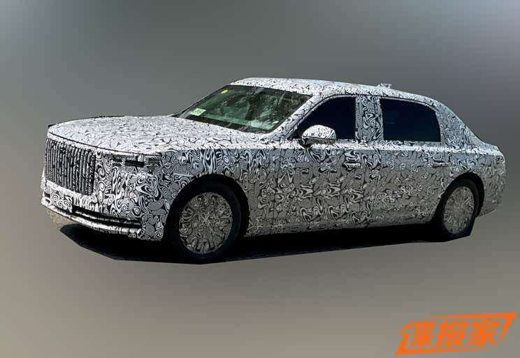 依然大尺寸 全新红旗L5换代车型谍照