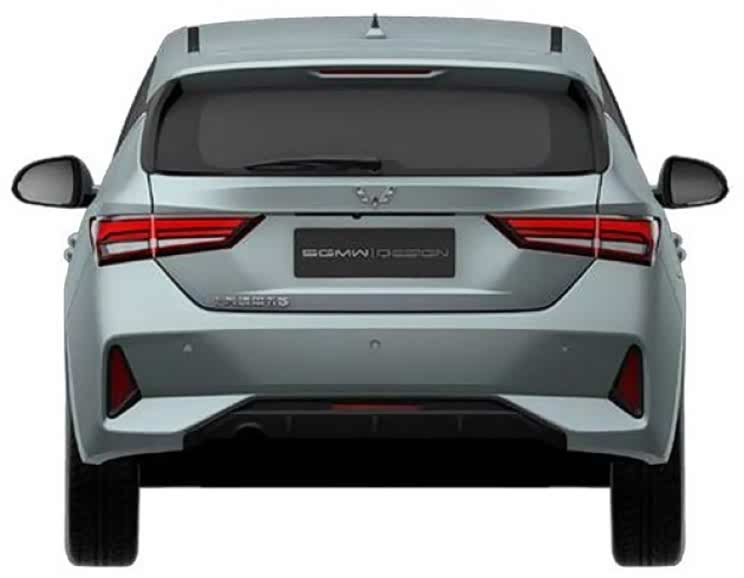 或销往海外 五菱银标两厢车专利图曝光