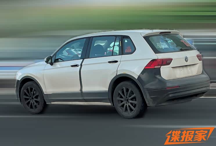 探岳or途观L? 一汽-大众纯电动SUV谍照