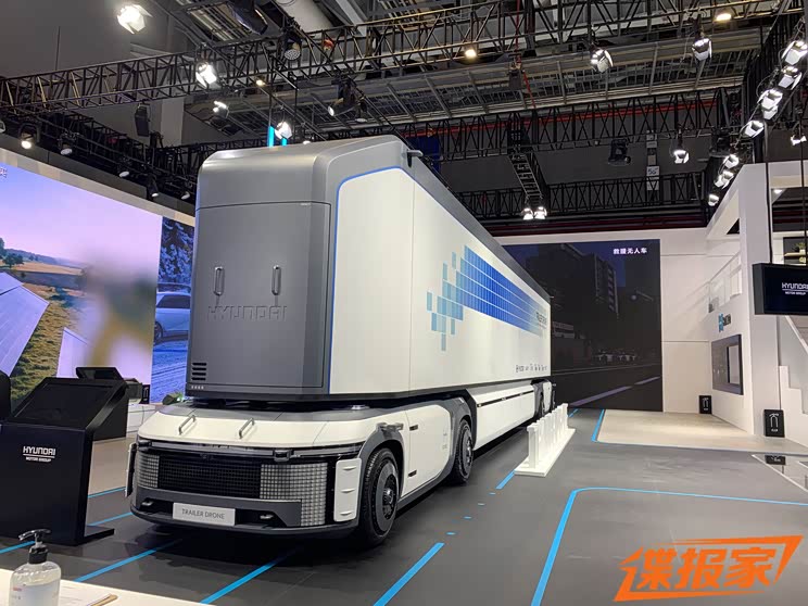 2021进博会探馆:Trailer Drone概念卡车