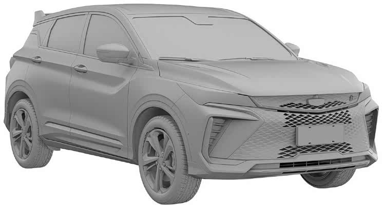 缤越X?疑似新款吉利缤越专利图曝光