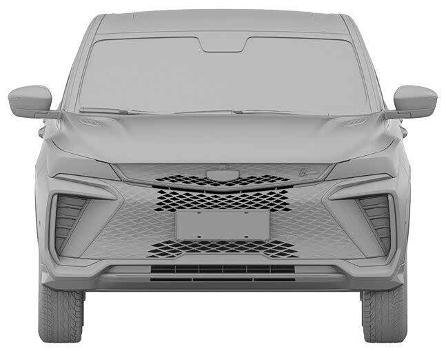 缤越X?疑似新款吉利缤越专利图曝光