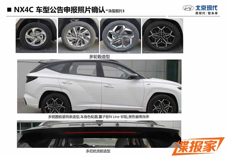 换上运动装备 途胜L N-line申报图曝光