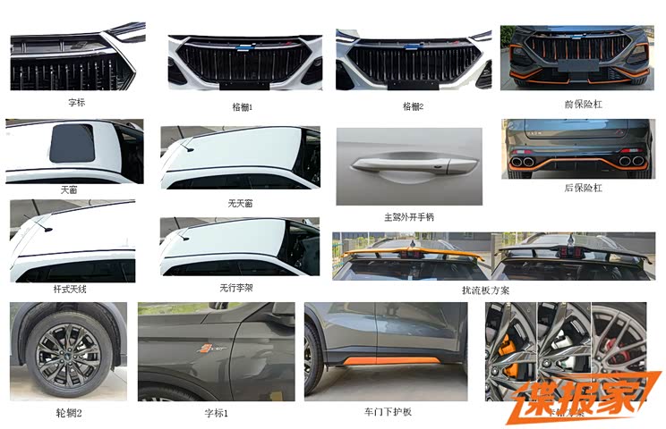 外观升级 长安欧尚X5新车型申报图曝光
