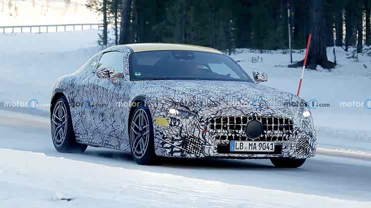 与全新SL同平台 全新AMG GT谍照曝光