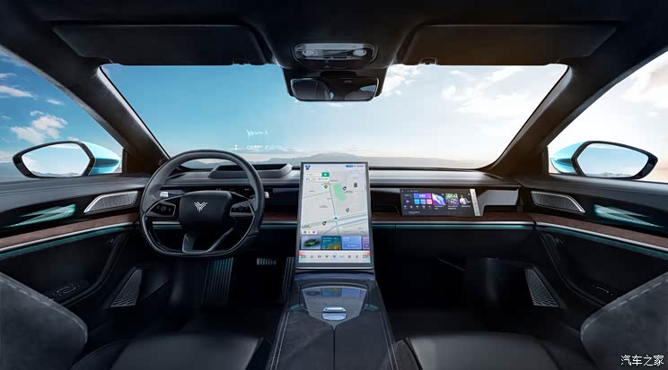 实现“四屏联动” 哪吒S内饰官图发布