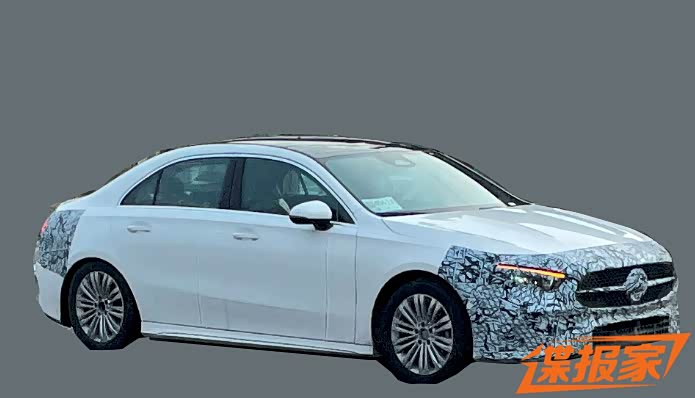 细节设计微调 国产新款奔驰A级谍照曝光