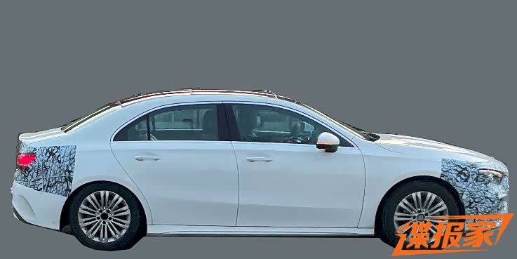 细节设计微调 国产新款奔驰A级谍照曝光