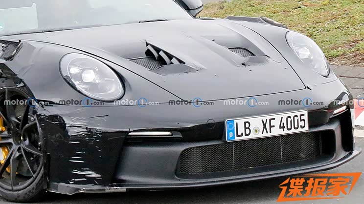 有主动空力套件? 保时捷911 GT3 RS谍照