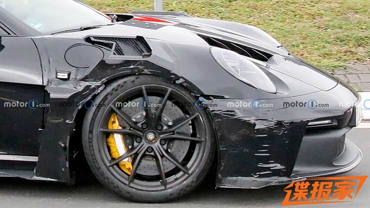 有主动空力套件? 保时捷911 GT3 RS谍照
