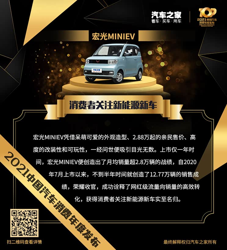 “2021中国汽车消费年度发布”荣誉揭晓