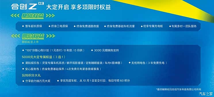 预售价13万元起 合创Z03正式开启预售