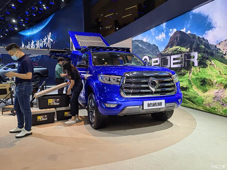 2021成都车展:长城旅装炮新涂装亮相