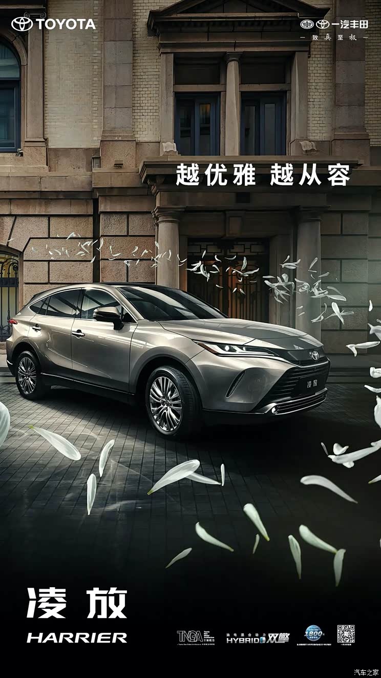 一汽丰田全新中型SUV定名凌放HARRIER