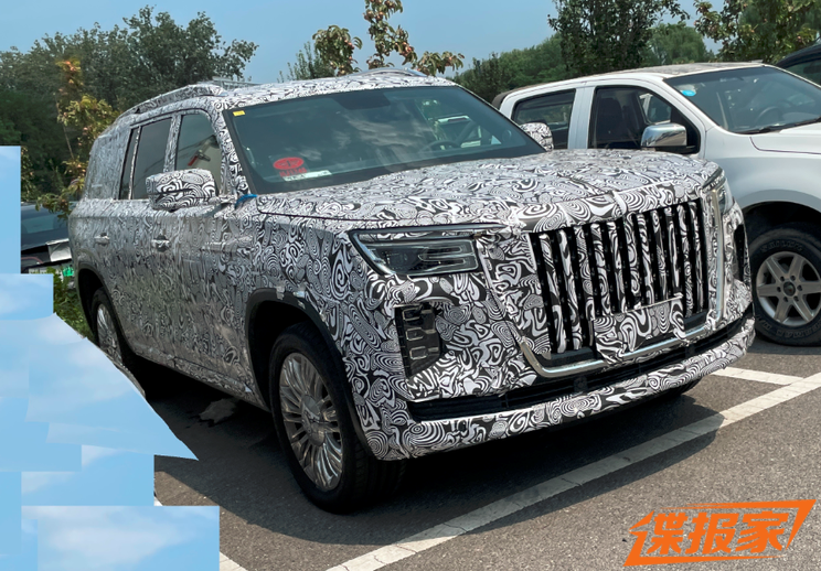 最新旗舰级SUV 红旗LS7实车谍照曝光