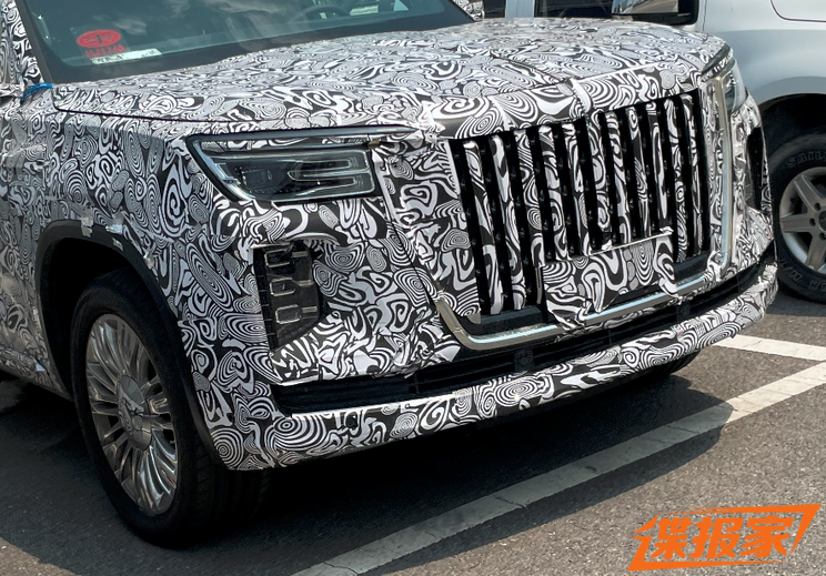 最新旗舰级SUV 红旗LS7实车谍照曝光