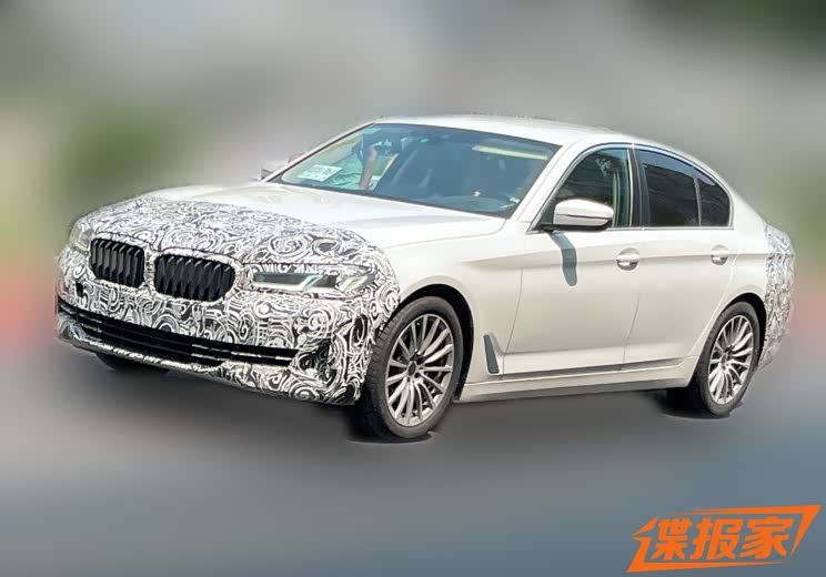 搭载豪华套装 新款宝马5系标轴谍照曝光