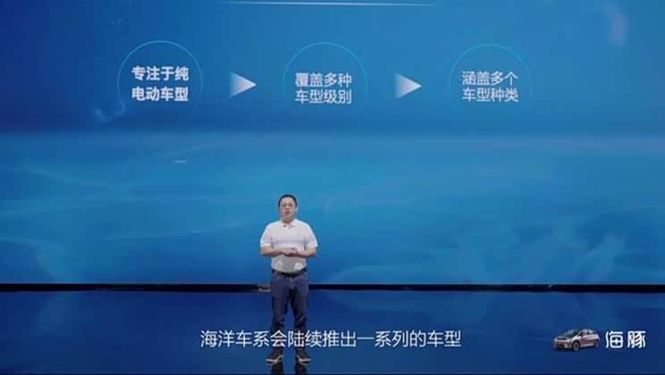 比亚迪海洋系列3款新车将在2022年推出