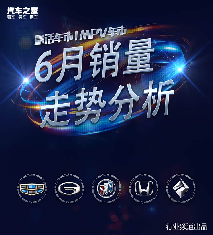 量话车市│MPV市场2021年6月销量解读