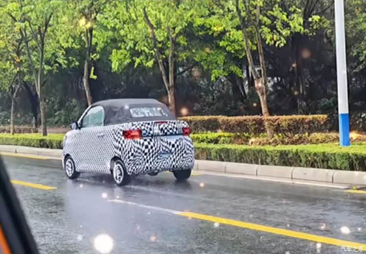 五菱宏光MINIEV敞篷版量产谍照曝光