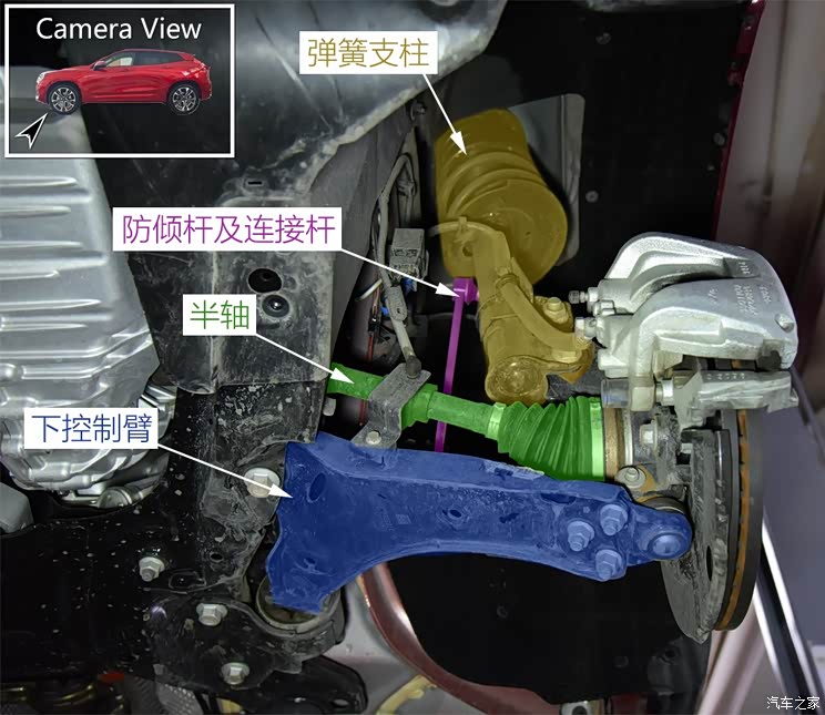 还是中国品牌都不约而同的选择麦弗逊式悬架结构作为自己产品的前悬架