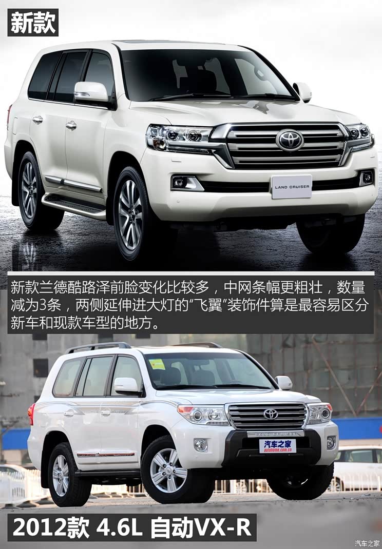 内外小改/配置升级 新款兰德酷路泽解析