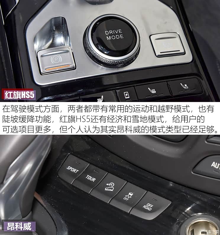 高手对决只争朝夕红旗hs5对比昂科威