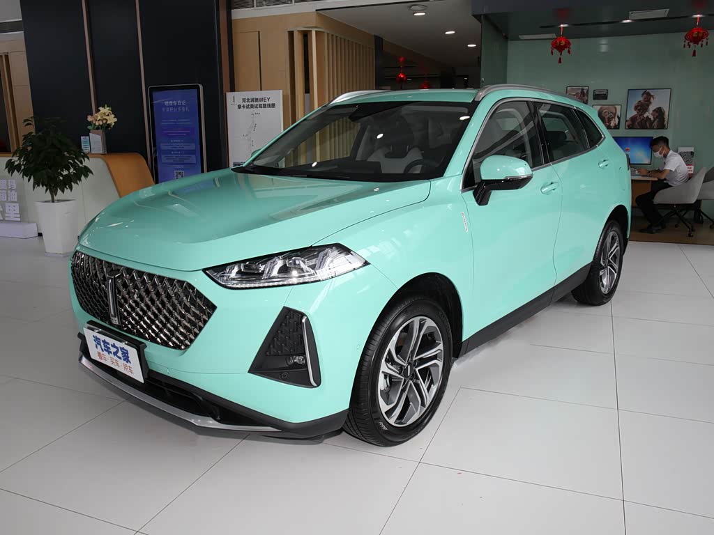 搭最新混动dht系统 wey玛奇朵实车到店