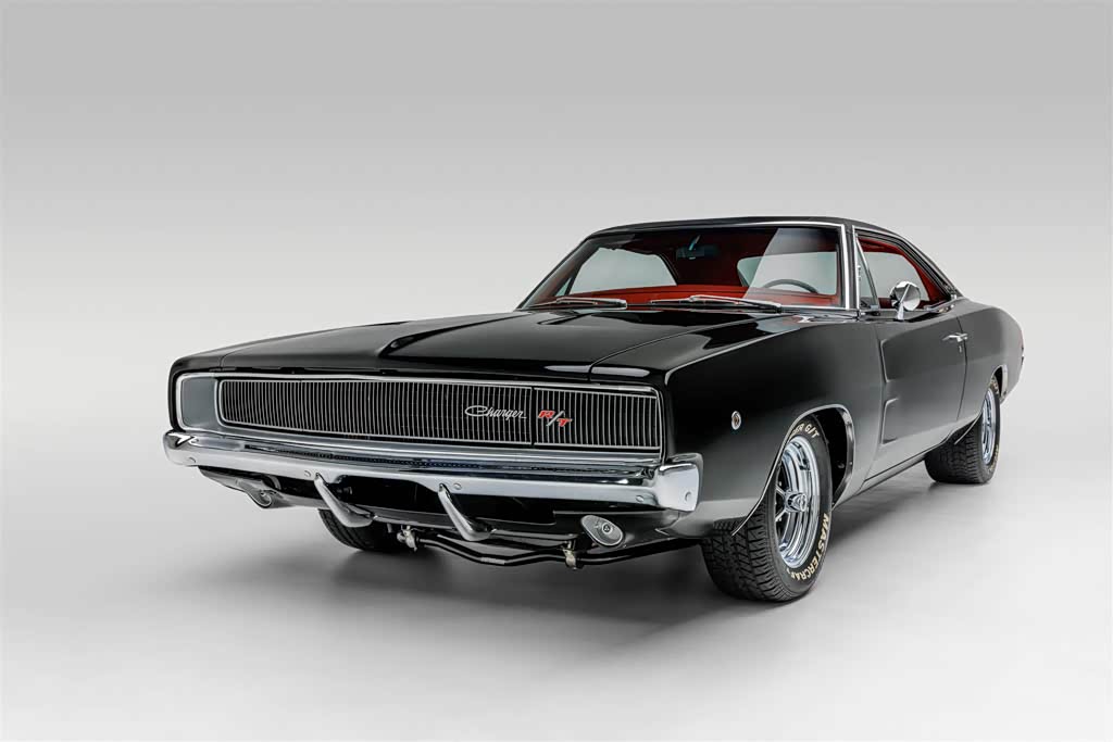 修得和新的一样1968年道奇charger拍卖