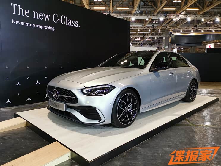 2021澳门车展探馆全新奔驰c级实车