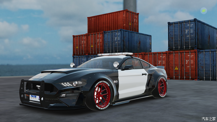 【图】mustang"路障"套件上线3d改装工具_汽车之家