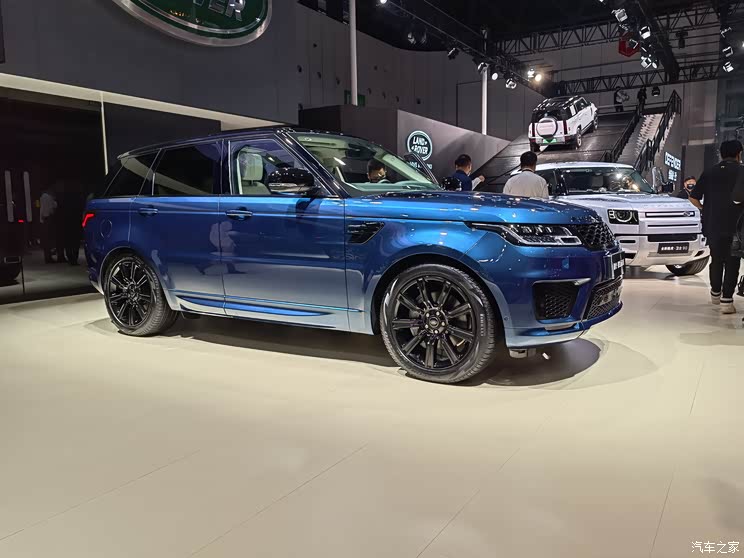2021成都车展揽胜运动版墨蓝鎏光版